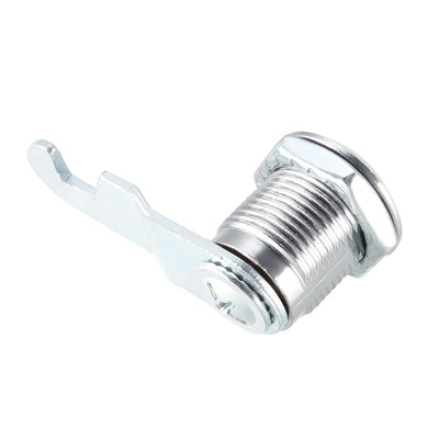 Harfington Uxcell Cam Lock 20mm Cylinder Length for Max 1/2-inch Thick Panel Keyed Alike 4Pcs