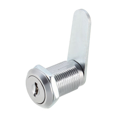 Harfington Uxcell Cam Locks 25mm Cylinder Length Fits Max 5/8-inch Thick Panel Keyed Alike 2Pcs