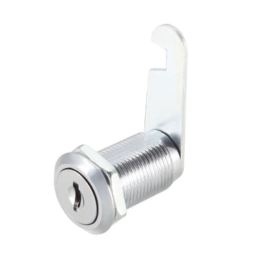 Harfington Uxcell Cam Locks 30mm Cylinder Length Fit Up to 7/8-inch Thick Panel Keyed Alike 4Pcs