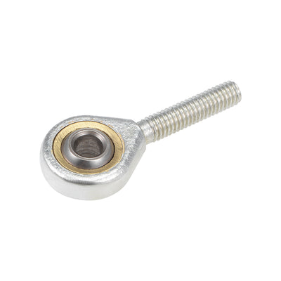 Harfington Uxcell 6mm Rod End Bearing M6x1.0mm Rod Ends Ball Joint Male Left Hand Thread 2pcs
