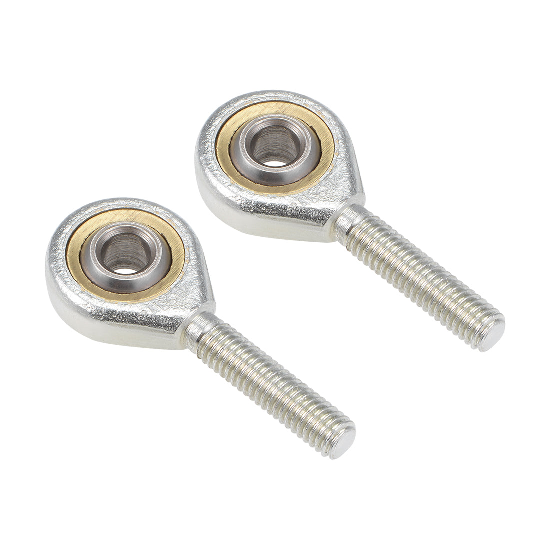 uxcell Uxcell 6mm Rod End Bearing M6x1.0mm Rod Ends Ball Joint Male Left Hand Thread 2pcs