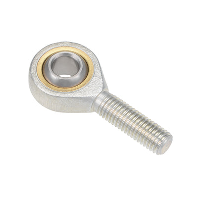 Harfington Uxcell 6mm Rod End Bearing M6x1.0mm Rod Ends Ball Joint Male Left Hand Thread 4pcs