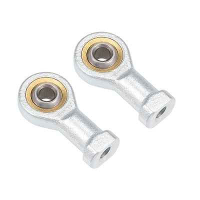uxcell Uxcell 5mm Rod End Bearing M5x0.8mm Rod Ends Ball Joint Female Right Hand Thread 2pcs