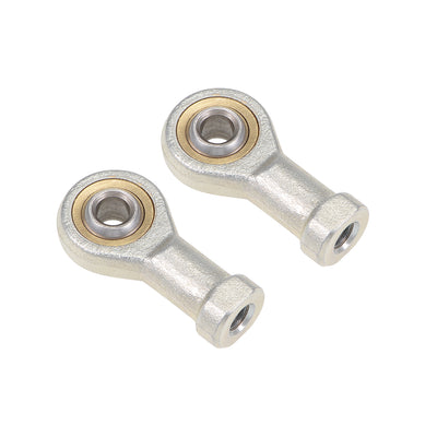 Harfington Uxcell 6mm Rod End Bearing M6x1.0mm Rod Ends Ball Joint Female Right Hand Thread 2pcs
