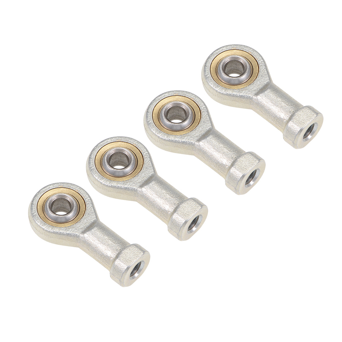 uxcell Uxcell 6mm Rod End Bearing M6x1.0mm Rod Ends Ball Joint Female Right Hand Thread 4pcs