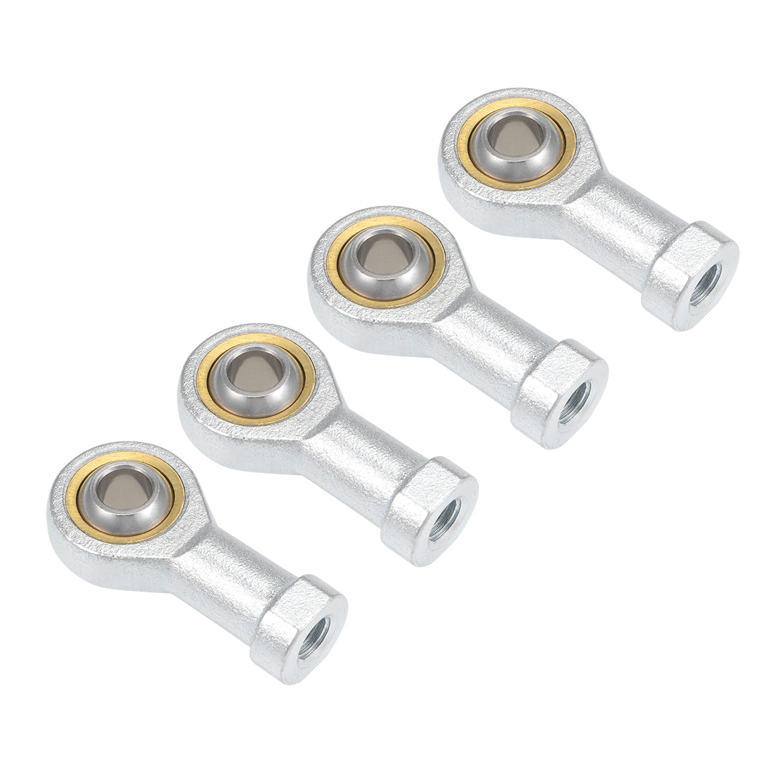 uxcell Uxcell 8mm Rod End Bearing M8x1.25mm Rod Ends Ball Joint Female Right Hand Thread 4pcs