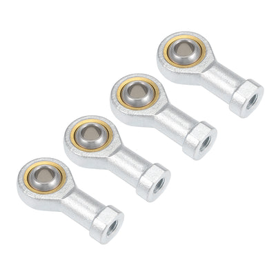 Harfington Uxcell 8mm Rod End Bearing M8x1.25mm Rod Ends Ball Joint Female Right Hand Thread 4pcs