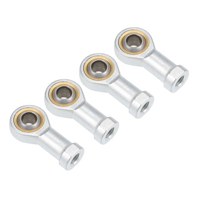 Harfington Uxcell 10mm Rod End Bearing M10x1.5mm Rod Ends Ball Joint Female Right Hand Thread 4pcs