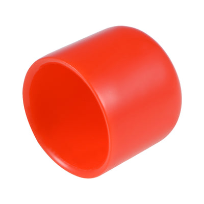 Harfington Uxcell Screw Thread Protectors, 22mm ID End Cap Cover Red 25mm Length 10pcs