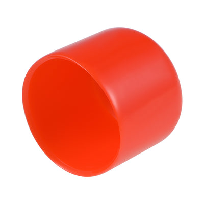 Harfington Uxcell Screw Thread Protectors 33mm ID End Caps Cover Red 35mm Length 10pcs