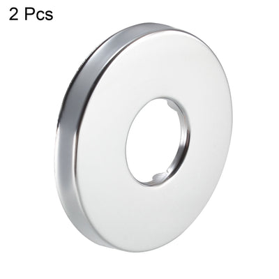 Harfington Uxcell Round Escutcheon Plate 58x7mm Stainless Steel Polishing for 21mm Diameter Pipe 2Pcs