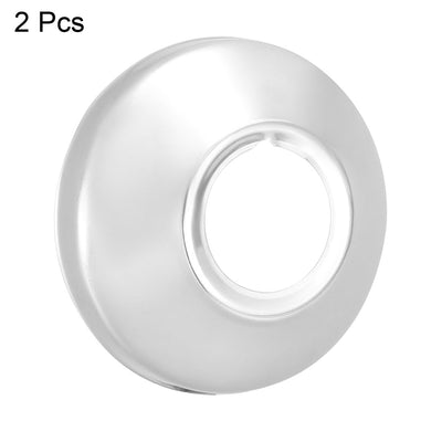 Harfington Uxcell Round Escutcheon Plate 63x19mm Stainless Steel Polishing for 25mm Diameter Pipe 2Pcs