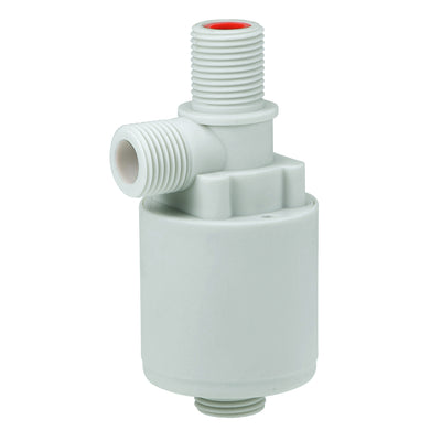 Harfington Uxcell Float Ball Valve G1/2 Thread Plastic Vertical Exterior Water Liquid Level Control Sensor Automatic with Filter