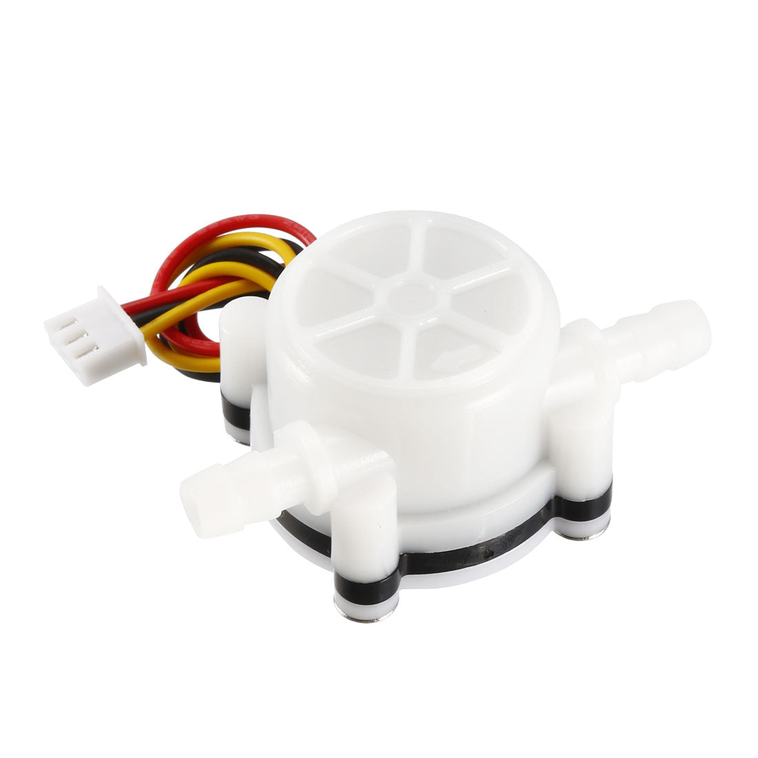 uxcell Uxcell 1/4in Hall Effect Liquid Water Flow Sensor Switch Flowmeter Counter DC5V 0.3-6L/min White YF-S401
