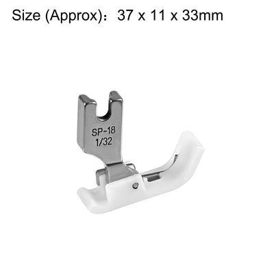 Harfington Industrial Sewing Machine Hinged Presser Foot with Right Guide