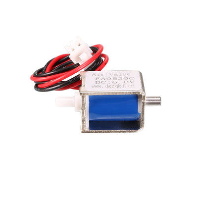 Harfington Uxcell Miniature Solenoid Valve 2 Way Normally Opened DC6V 0.06A Air Solenoid Valve