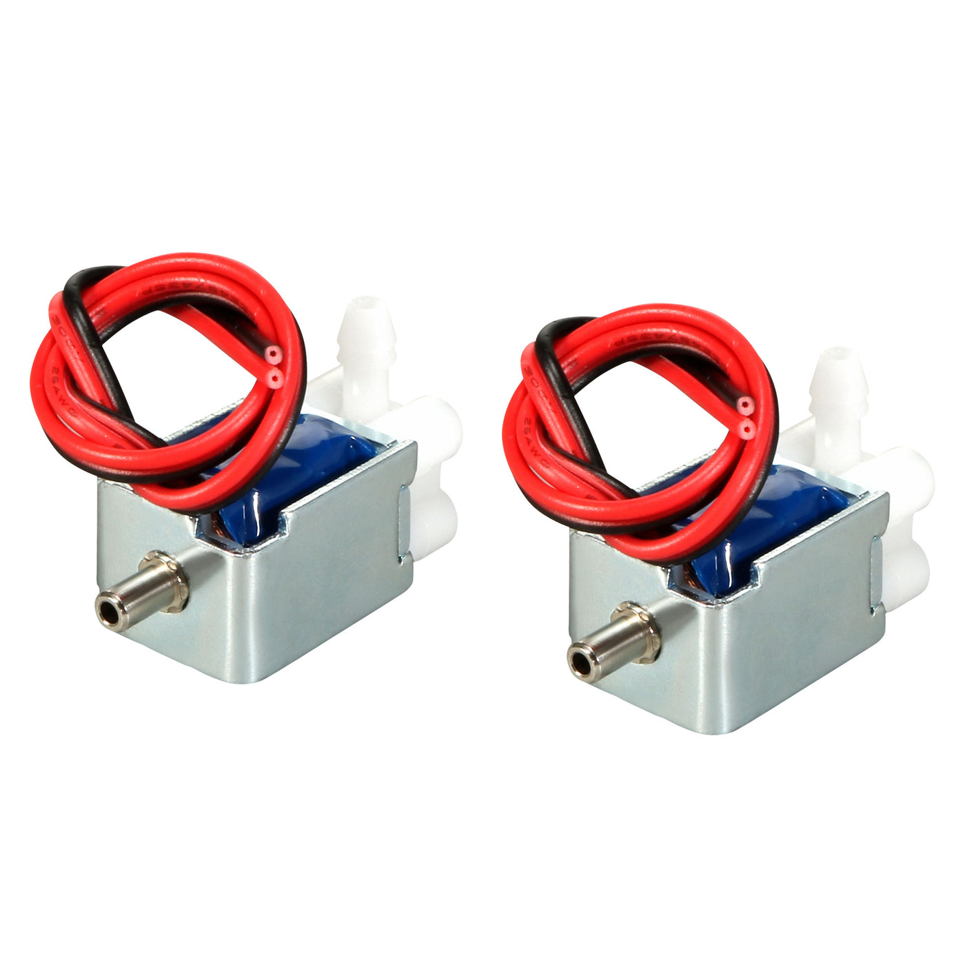 uxcell Uxcell Miniature Solenoid Valve 2 Position 3 Way DC 12V 0.2A Air Solenoid Valve, 2pcs