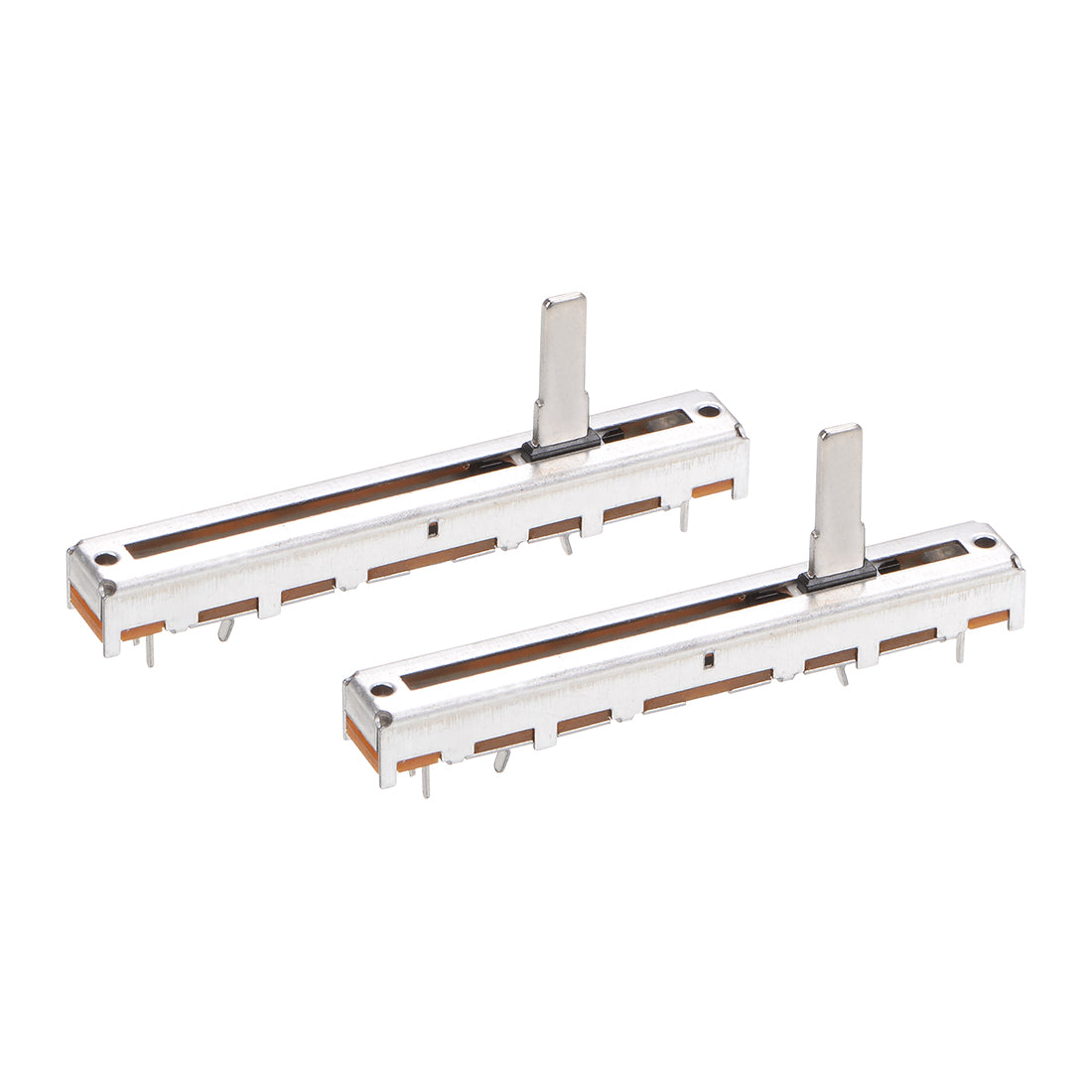 uxcell Uxcell 2pcs Fader Variable Resistors 60mm Straight Slide Potentiometer B5K Ohm Linear Double Potentiometers For Dimming Tuning