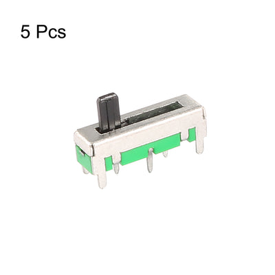 Harfington Uxcell 5pcs Fader Variable Resistors Mixer 18mm Straight Slide Potentiometer B503  B50K Ohm Linear Single Potentiometers for Dimming Tuning