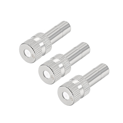 Harfington Uxcell Brass Misting Nozzle 0.024-inch 0.6mm Orifice for 6mm Quick Connector 3Pcs