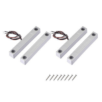 Harfington Uxcell MC-58 NC/NO Rolling Gate Door Contact Magnetic Reed Switch 2Set