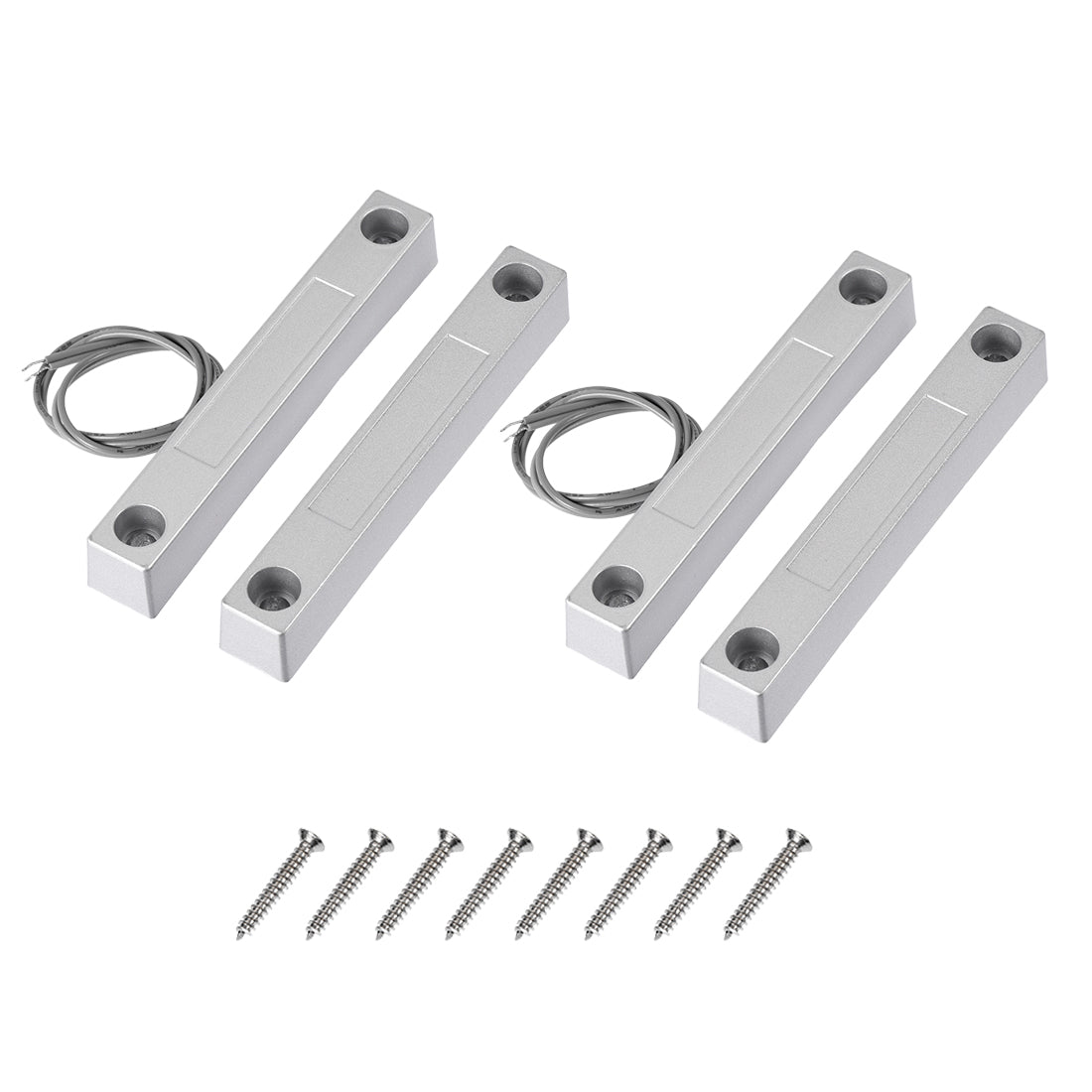 uxcell Uxcell MC-58 NO Rolling Gate Door Contact Magnetic Reed Switch 2Set