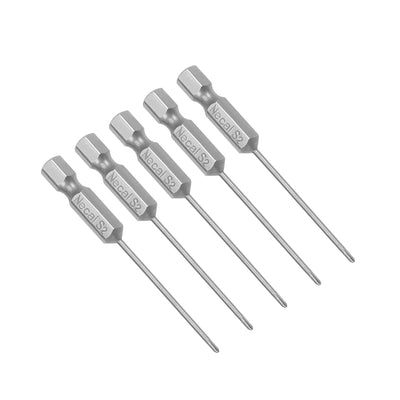 Harfington Uxcell 5 Pcs Magnetic Phillips Screwdriver Bits, Hex Shank S2 Power Tools