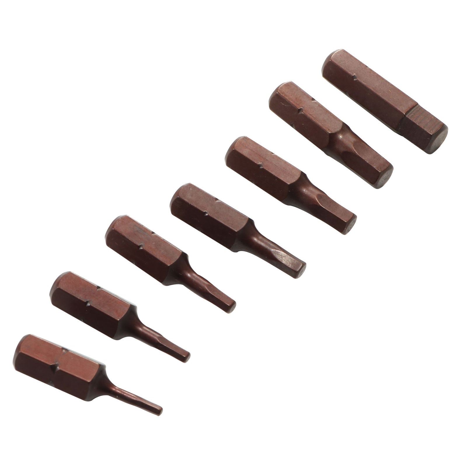 Uxcell Hex Bits Set 7pcs 1/4 Inch Hex Shank Magnetic Hexagonal H1.5-H6 ...