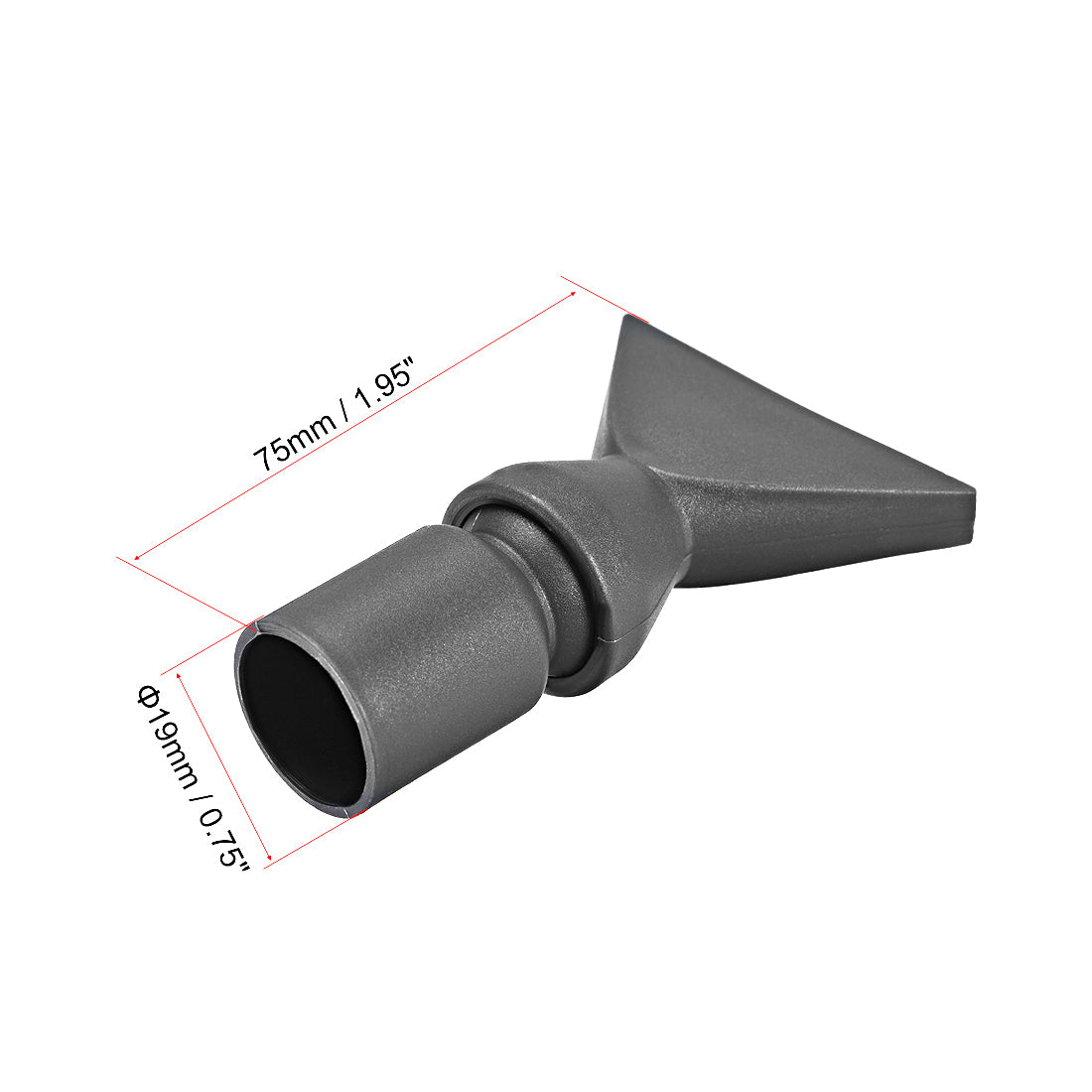 uxcell Uxcell Aquarium Nozzle Pump Nozzles Water Outlet Return Pipe Fitting Grey 22mm OD