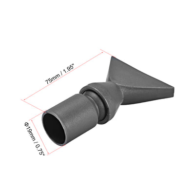 Harfington Uxcell Aquarium Nozzle Pump Nozzles Water Outlet Return Pipe Fitting Grey 22mm OD
