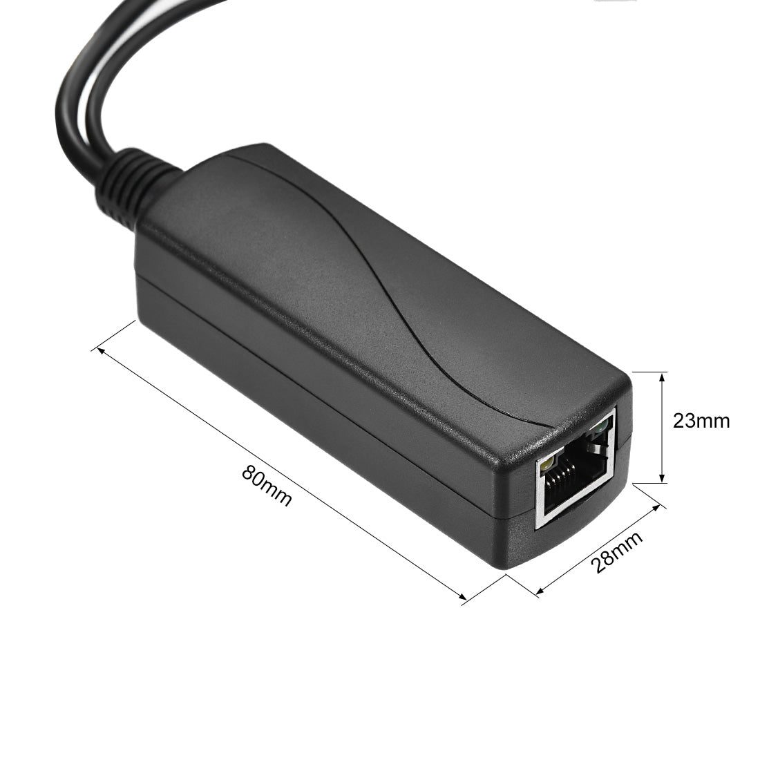 uxcell Uxcell PoE Splitter Power over Ethernet Adapter 48V To 12V 2.2A for Camera Wire 2Pcs