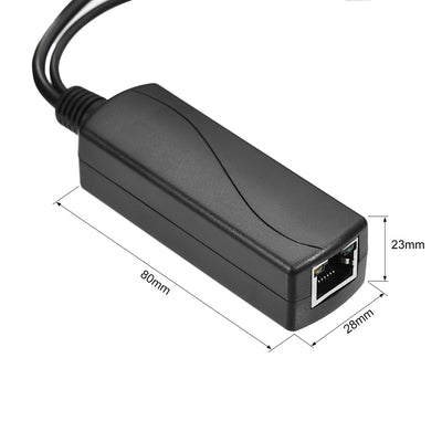 Harfington Uxcell PoE Splitter Power over Ethernet Adapter 48V To 12V 2.2A for Camera Wire 2Pcs