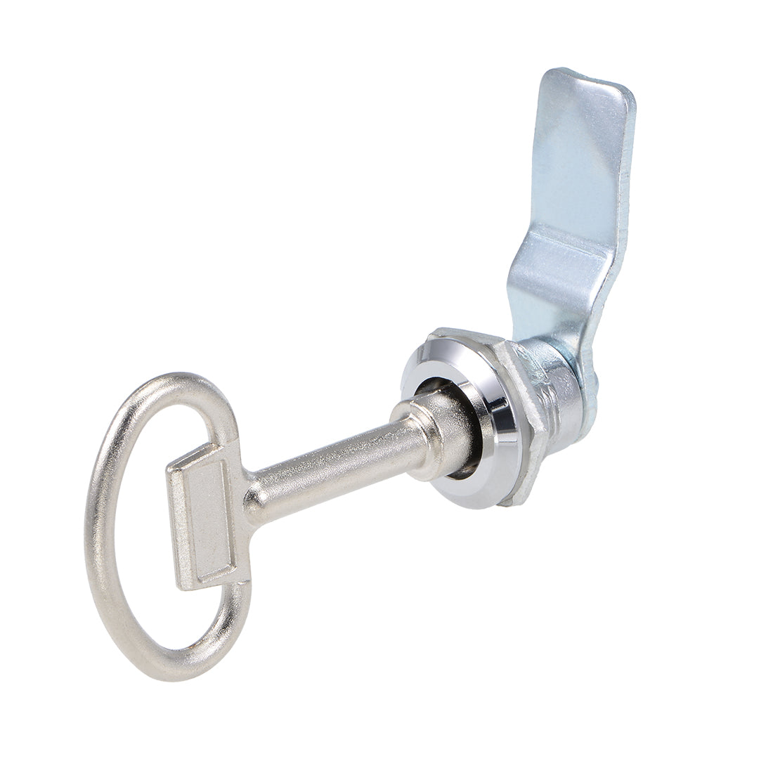 uxcell Uxcell Tubular Cam Lock 22mm Cylinder Dia 52mm Long Cam Triangle Key