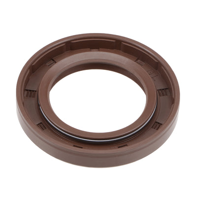 Harfington Uxcell Oil Seal 35mm Inner Dia 55mm OD 8mm Thick Fluorine Rubber Double Lip Seals