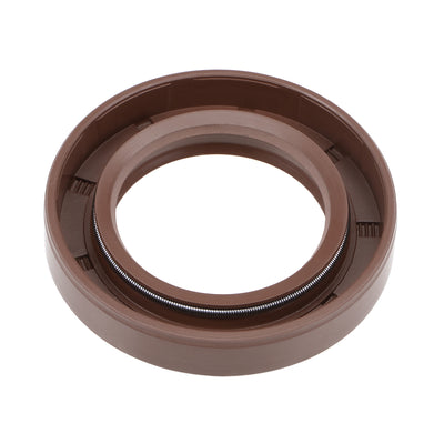 Harfington Uxcell Oil Seal 35mm Inner Dia 55mm OD 10mm Thick Fluorine Rubber Double Lip Seals