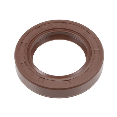 Harfington Uxcell Oil Seal 35mm Inner Dia 55mm OD 10mm Thick Fluorine Rubber Double Lip Seals