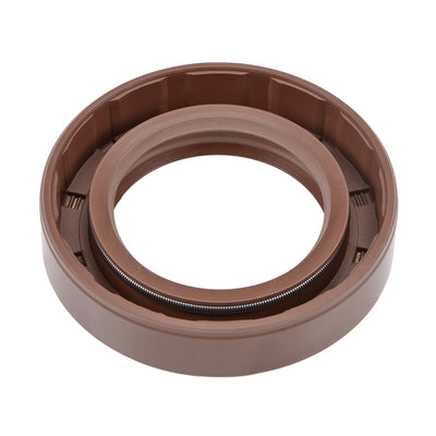Harfington Uxcell Oil Seal 35mm Inner Dia 55mm OD 12mm Thick Fluorine Rubber Double Lip Seals