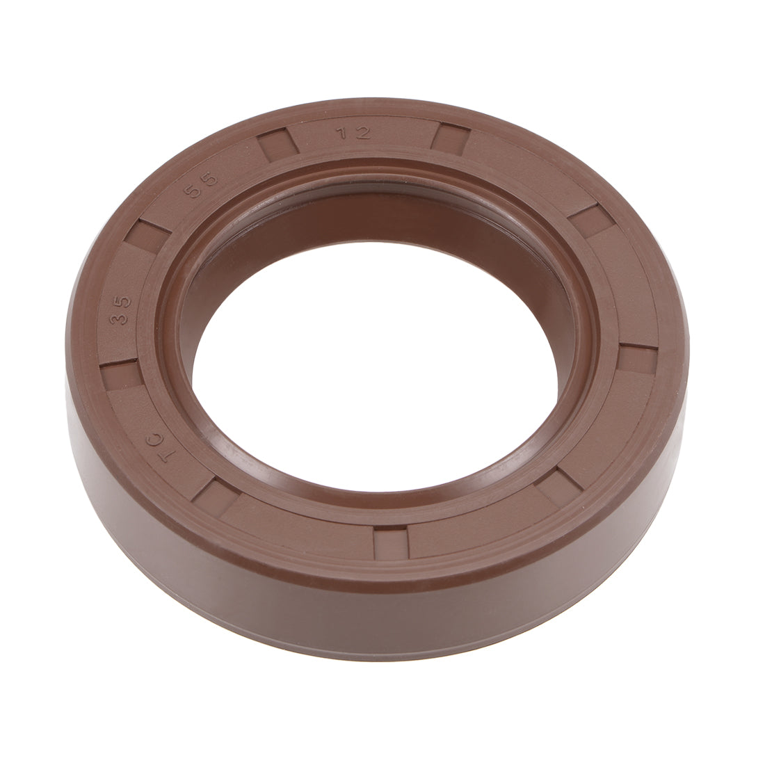 uxcell Uxcell Oil Seal 35mm Inner Dia 55mm OD 12mm Thick Fluorine Rubber Double Lip Seals