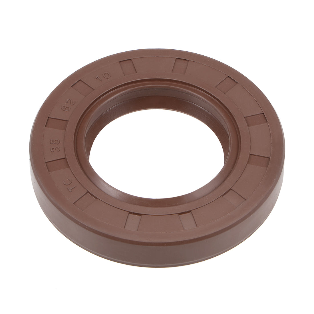 uxcell Uxcell Oil Seal 35mm Inner Dia 62mm OD 10mm Thick Fluorine Rubber Double Lip Seals