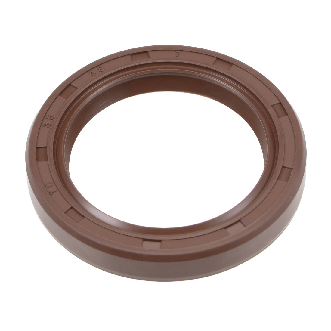 uxcell Uxcell Oil Seal 35mm Inner Dia 48mm OD 7mm Thick Fluorine Rubber Double Lip Seals
