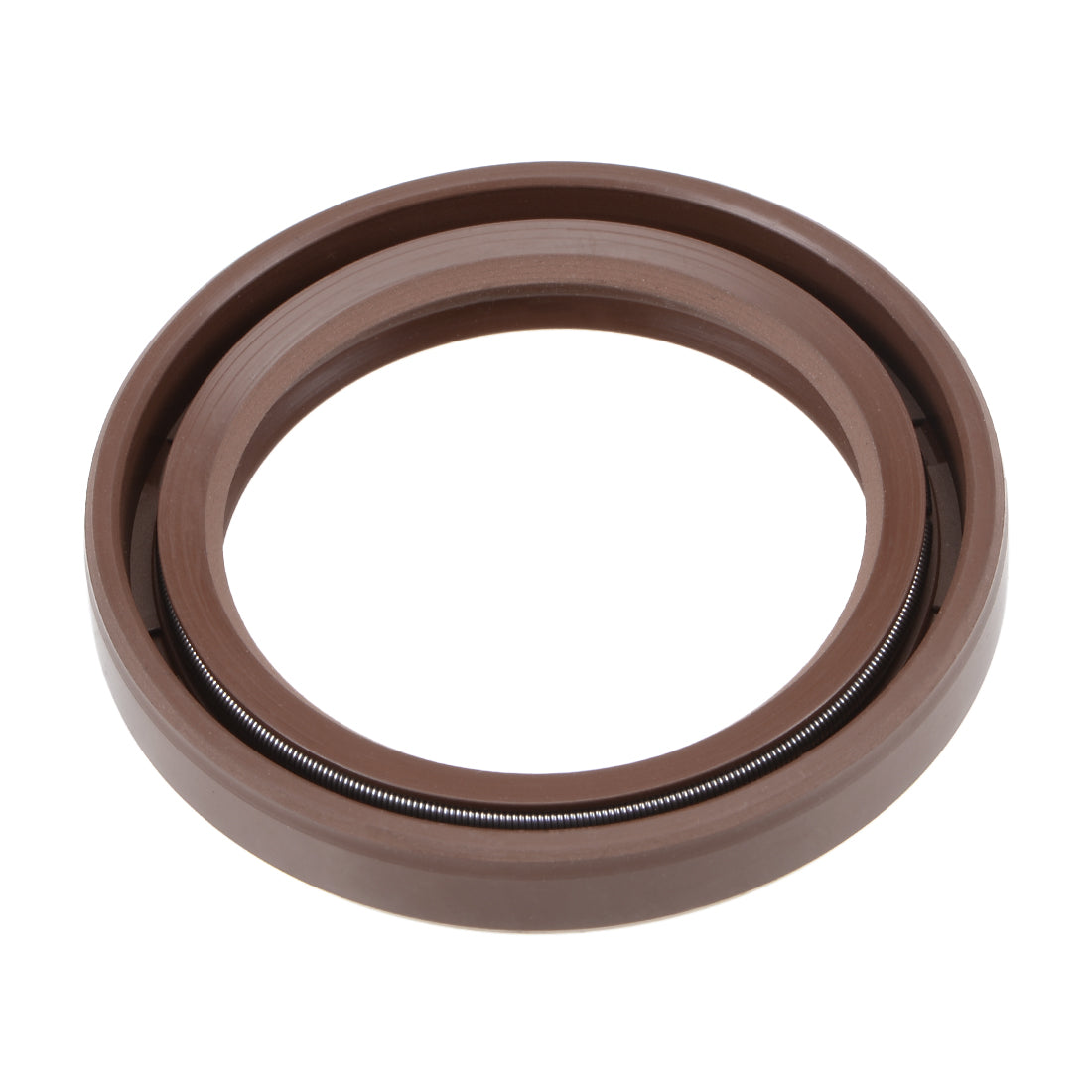 uxcell Uxcell Oil Seal 35mm Inner Dia 48mm OD 7mm Thick Fluorine Rubber Double Lip Seals 2Pcs