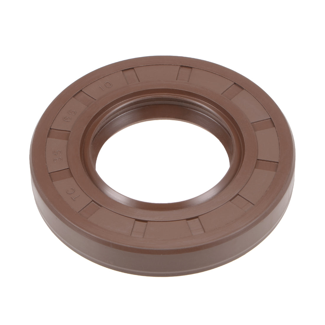 uxcell Uxcell Oil Seal 35mm Inner Dia 65mm OD 10mm Thick Fluorine Rubber Double Lip Seals