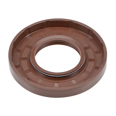 Harfington Uxcell Oil Seal 35mm Inner Dia 72mm OD 10mm Thick Fluorine Rubber Double Lip Seals 2Pcs