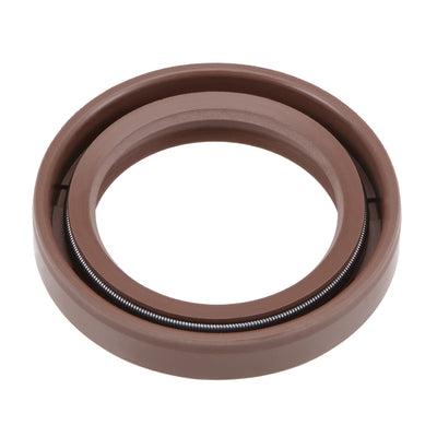 Harfington Uxcell Oil Seal 28mm Inner Dia 40mm OD 7mm Thick Fluorine Rubber Double Lip Seals 2Pcs