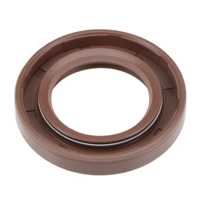 Harfington Uxcell Oil Seal 28mm Inner Dia 44mm OD 7mm Thick Fluorine Rubber Double Lip Seals 2Pcs