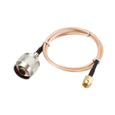 Harfington Uxcell Coax Extension Cable SMA Male to N Male RG316 Jumper Cable