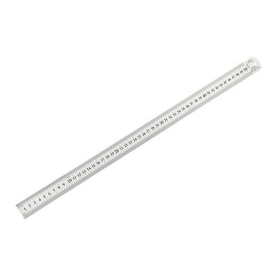 Harfington Uxcell Straight Ruler 500mm 20 Inch Metric Stainless Steel Measuring Tool with Hanging Hole