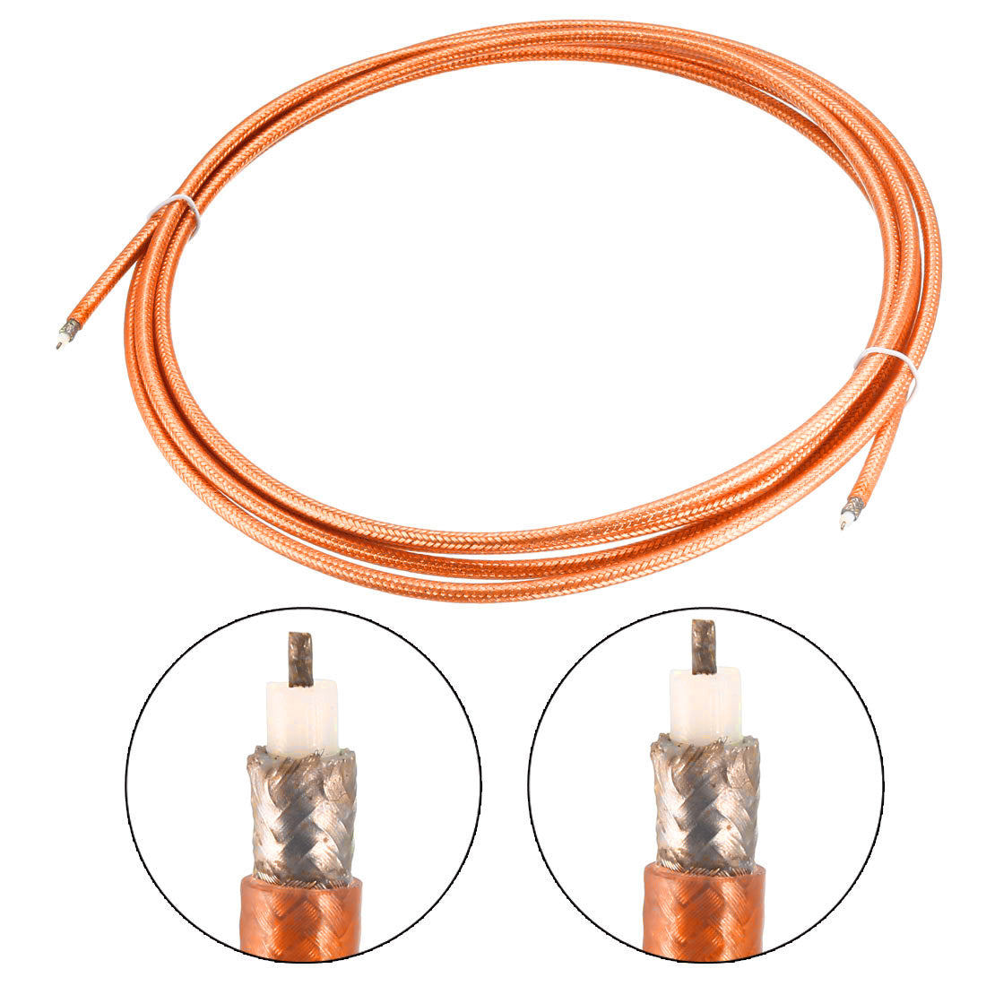 uxcell Uxcell RF Coaxial Cable RG400 Antenna Extension Cable 50 ohm - 10 feet
