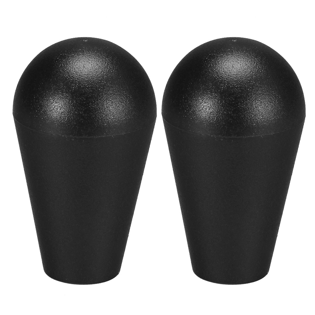 uxcell Uxcell Ellipse Oval Joystick Head Rocker Ball Top Handle American Type Arcade Game DIY Parts Replacement Black 2Pcs