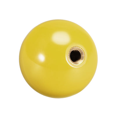 Harfington Uxcell Joystick Ball Top Handle Rocker Round Head Arcade Fighting Game DIY Parts Replacement Yellow